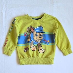 nickelodeon paw patrol chase crewneck sweatshirt 2T toddler boys